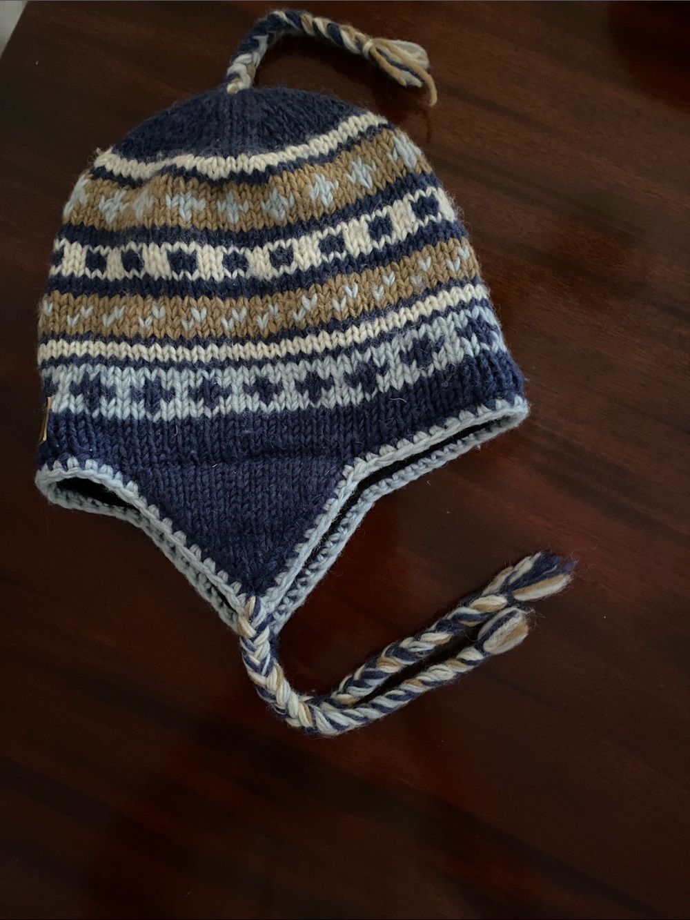 Knit Earflap Hat unisex